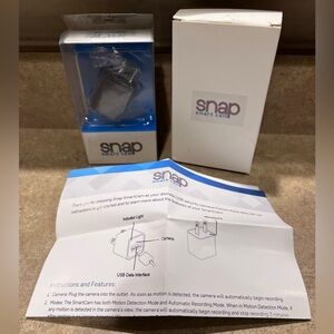Snap Mini Cam1080P HD USB Charger Adapter Motion Detection DVR Home Security Cam